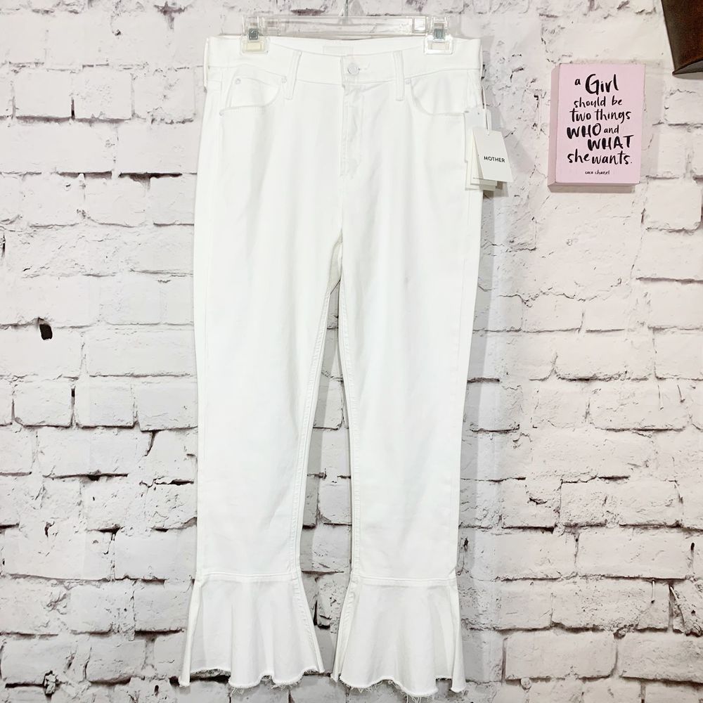 MOTHER Jeans The Cha Cha High Waist Skinny Crop 29 - Picture 2 of 12